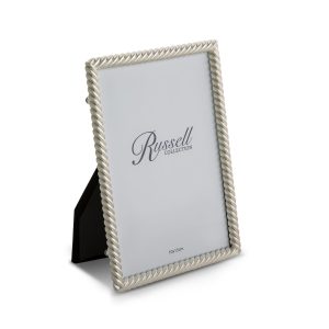 Russell Collection - 4x6" Silver Rope Photo Frame